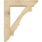 Ekena Millwork Balboa Slat Rough Sawn Bracket w/ Offset Brace, Douglas Fir, 8"W x 34"D x 42"H BKT0806X34X42BOA06RDF - alternate 3